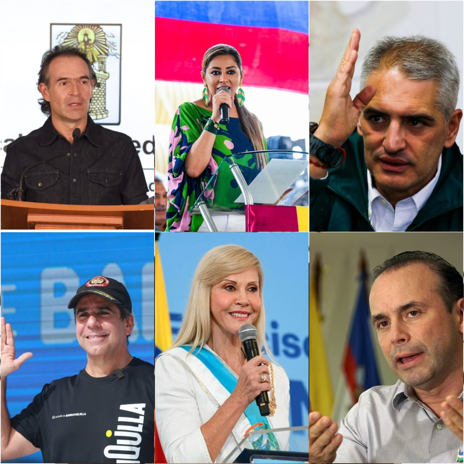 Algunos alcaldes y gobernadores del pais