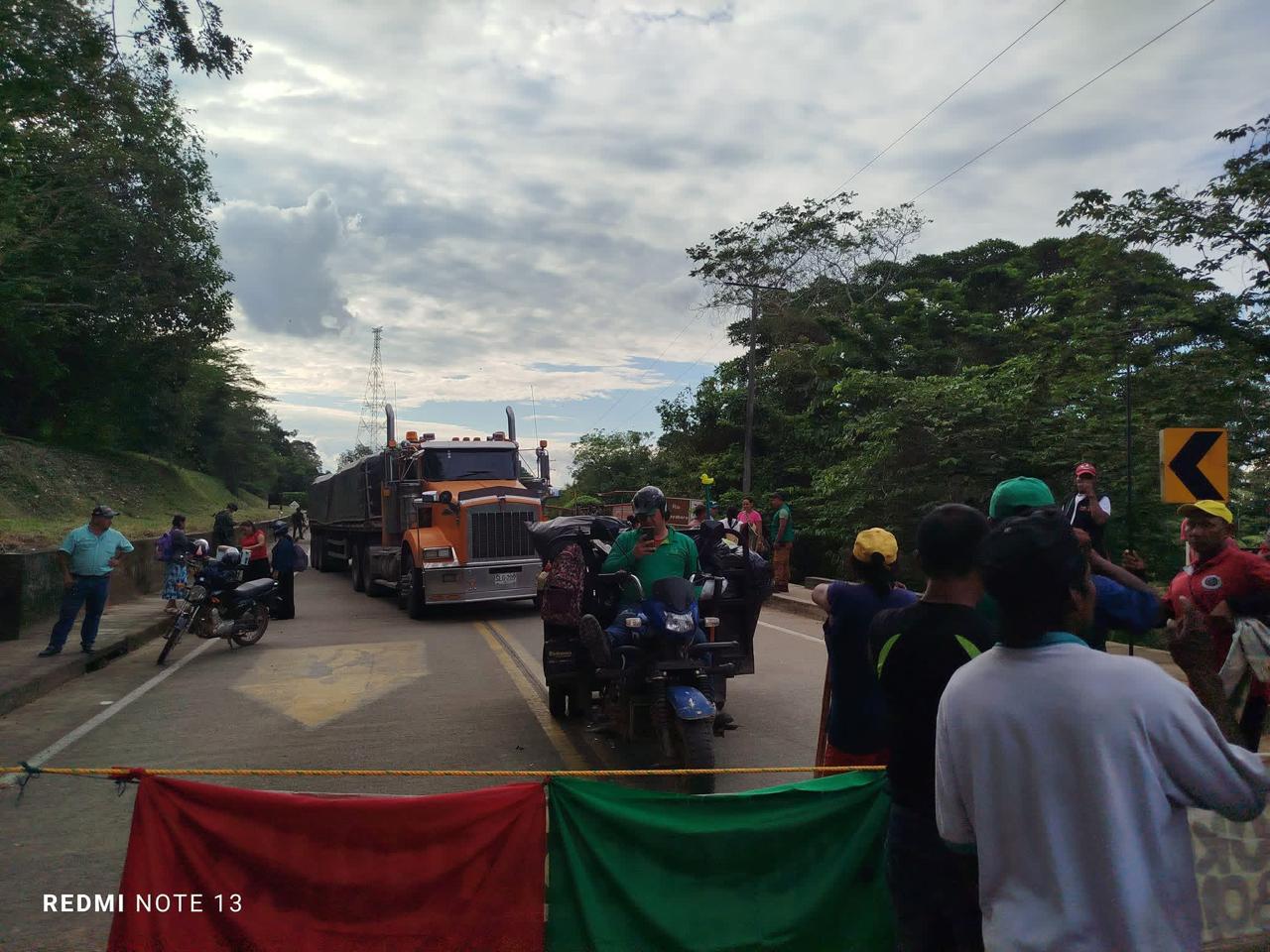 Bloqueo en Guaviare.