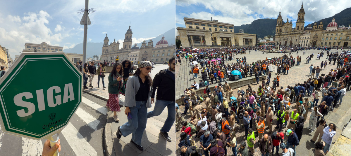 Simulacro nacional de evacuación en Bogotá.