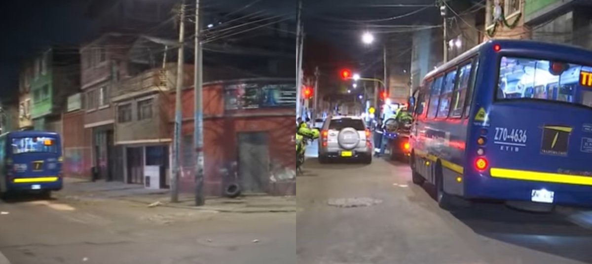 Accidente en Bogotá.