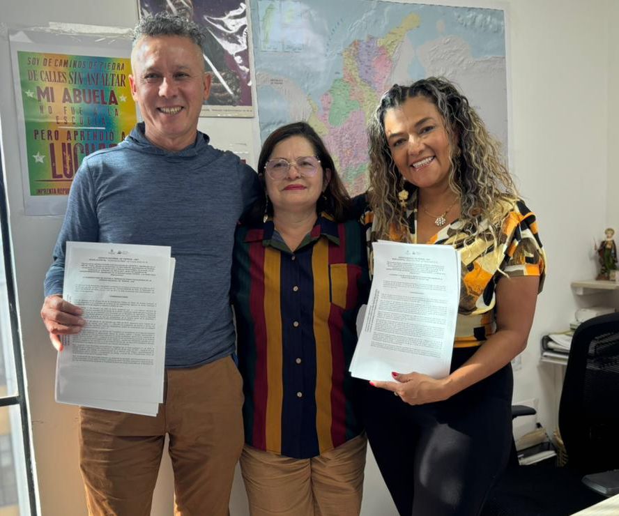 Entrega de tierra en Córdoba