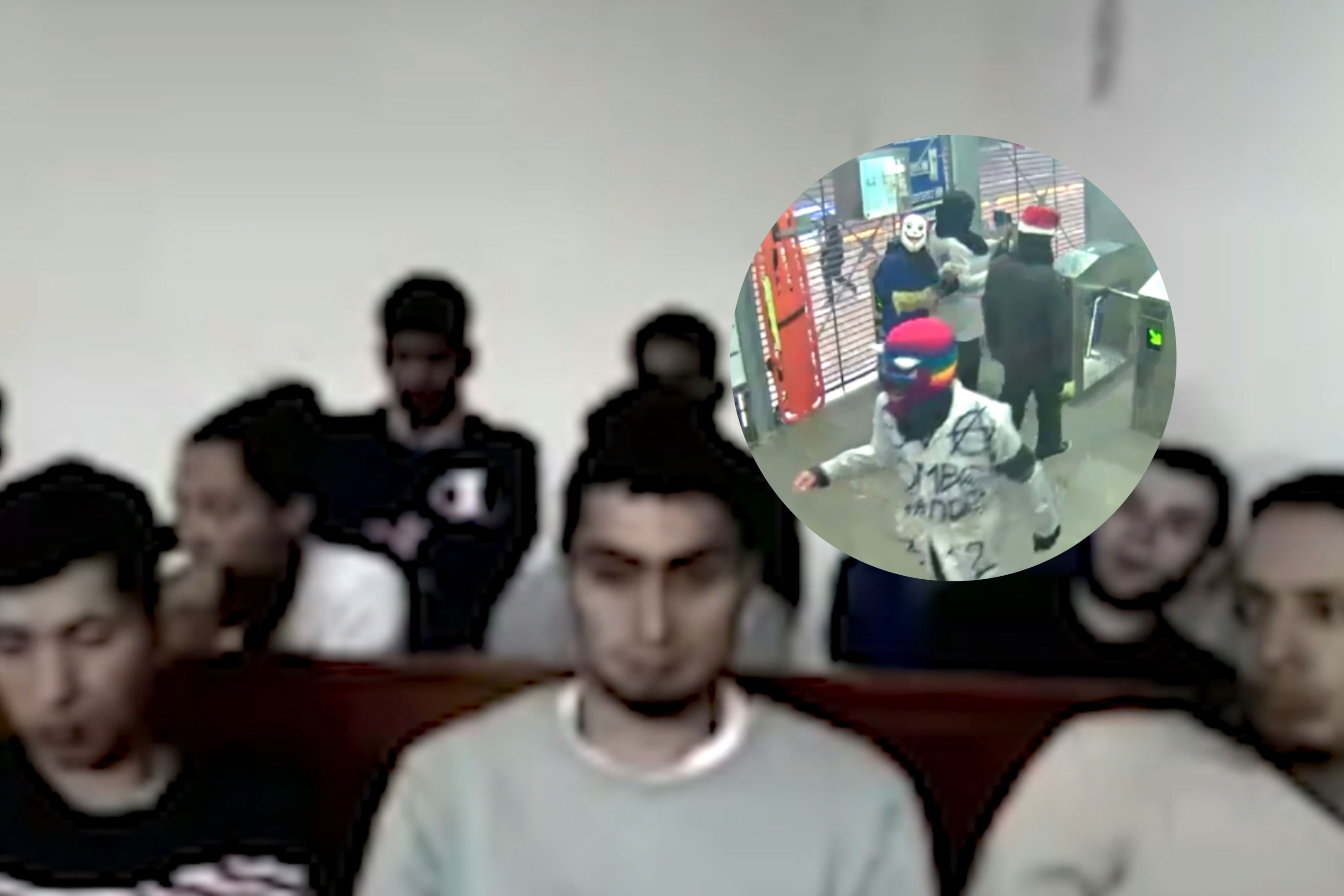 Encapuchados universidad Nacional