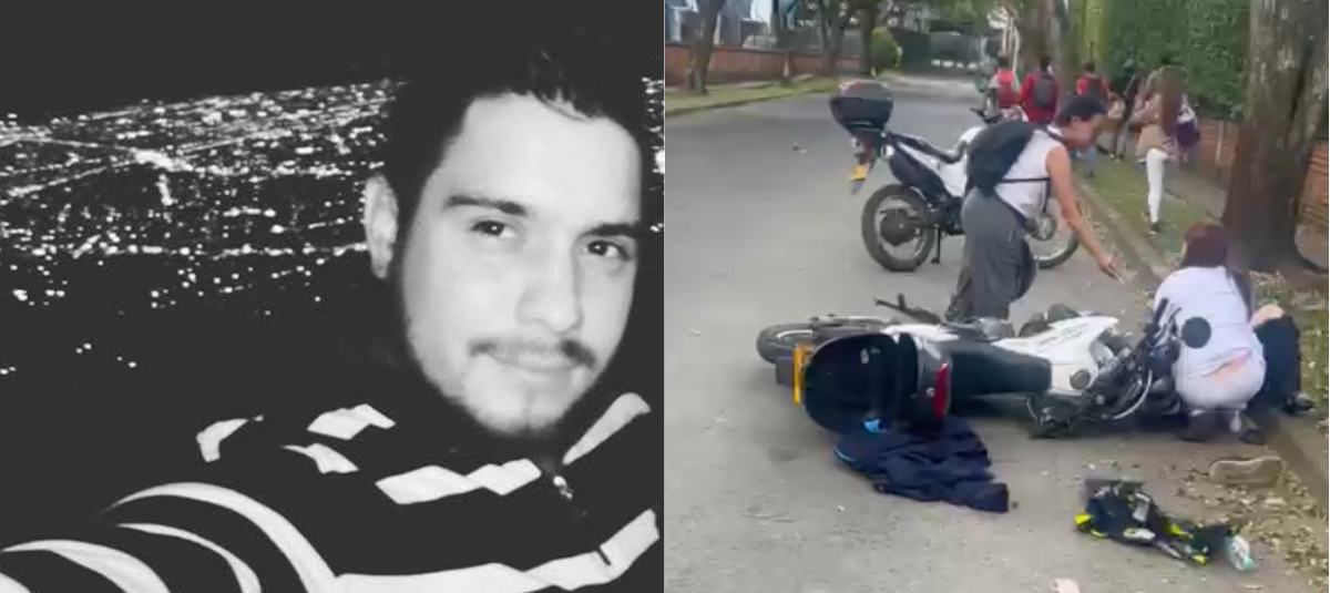 El motociclista fallecido fue identificado como Brayan Steven Yusti Colmenares