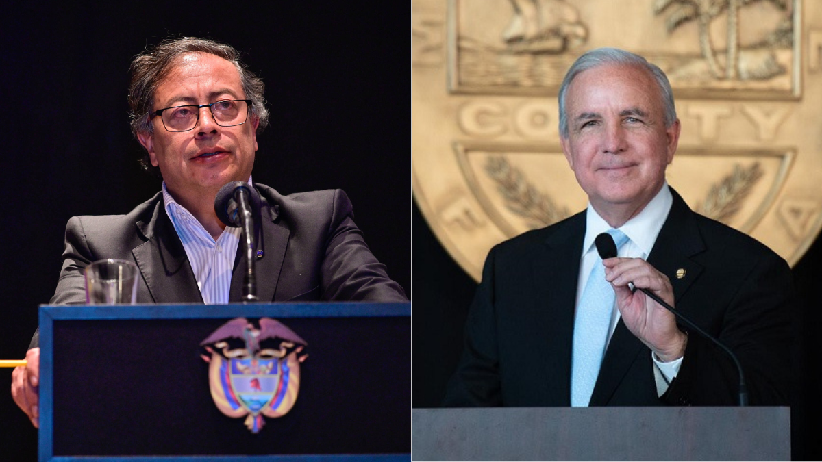 Gustavo Petro y Carlos Giménez