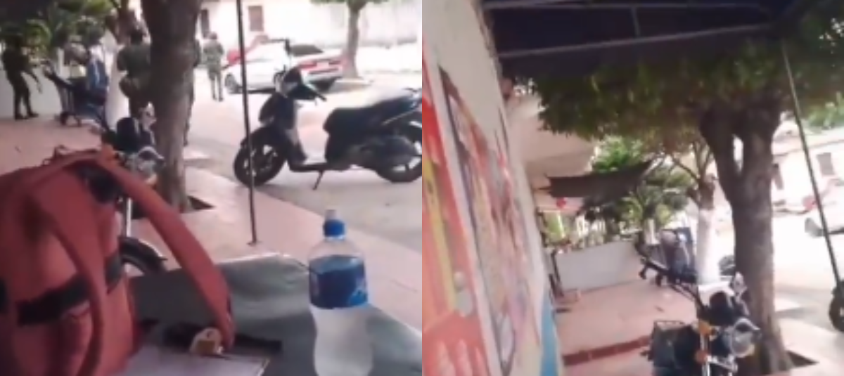 Balacera en Villa del Rosario.