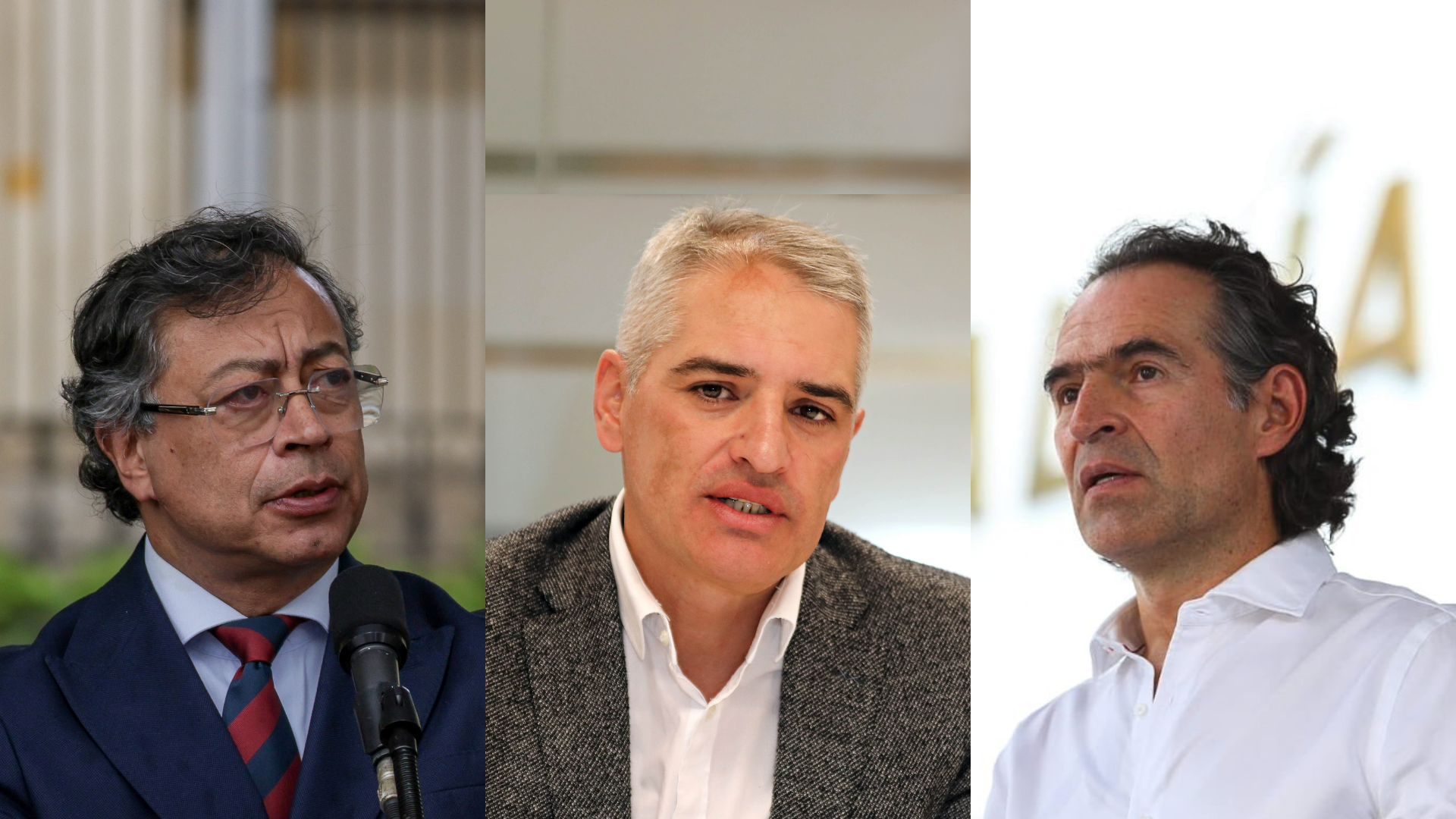 El presidente Gustavo Petro, el gobernador de Antioquia, Andrés Julián Rendón, y el alcalde de Medellín, Federico Gutiérrez, han protagonizado uno de los mayores enfrentamientos políticos de la actualidad en el país.