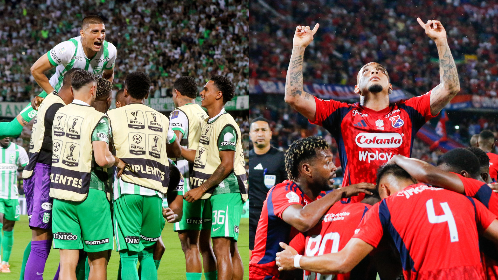 Atlético Nacional y Deportivo Independiente Medellín se medirán por la final de Copa Betplay. El primer partido se realizará este sábado.