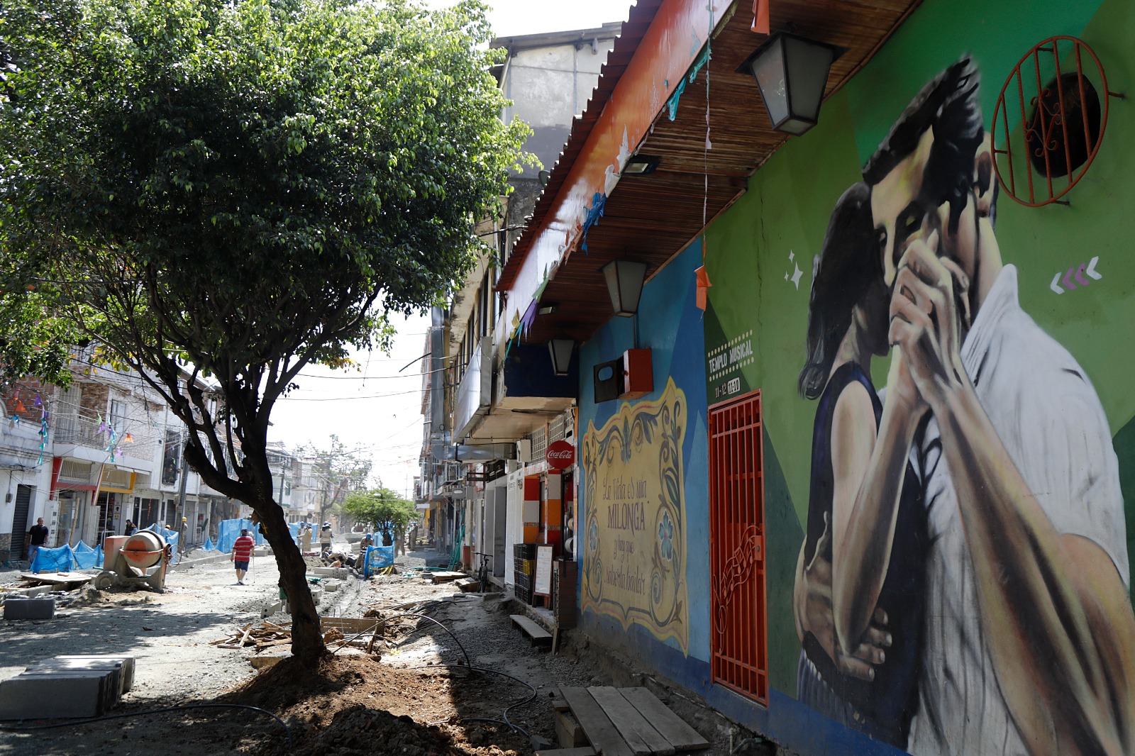 La Matraca, en la esquina frente al parque principal del barrio Obrero.