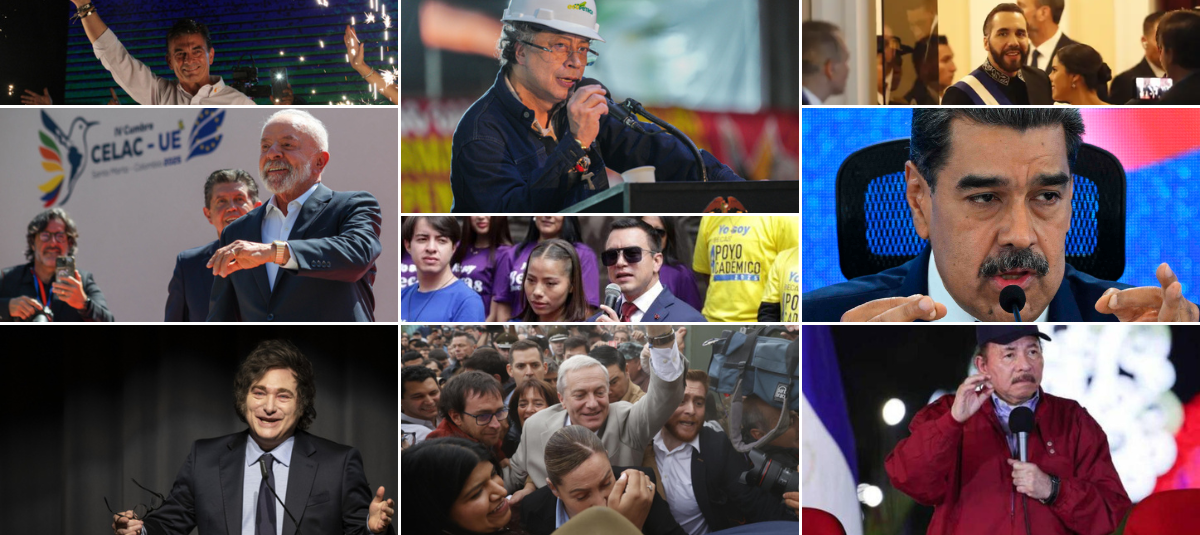 Presidentes de América Latina - Kast, Petro, Maduro, Ortega, Milei, Lula, Rodrigo Paz, Milei