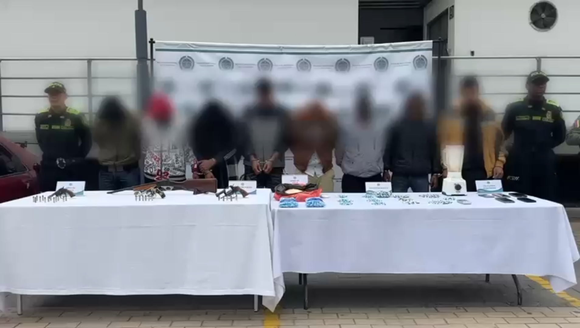 'Los VN', grupo delincuencial que operaba en Soacha