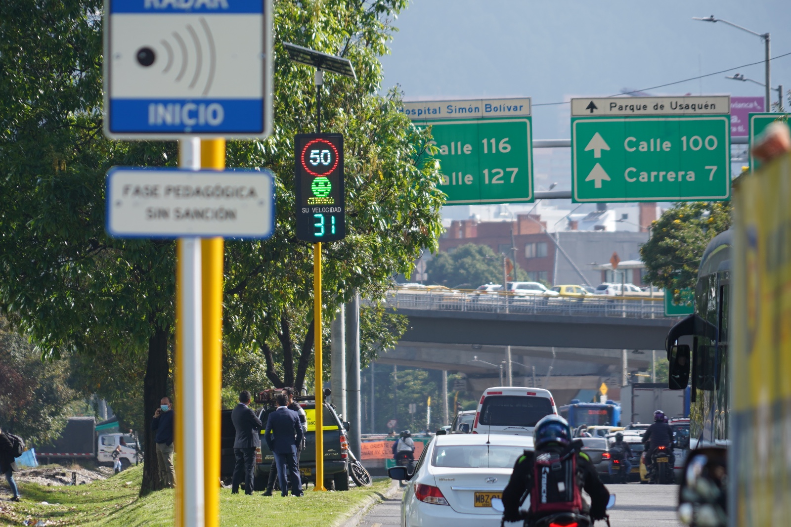 A partir de este martes 16 de diciembre, once paneles informativos de velocidad fueron habilitados en toda la capital