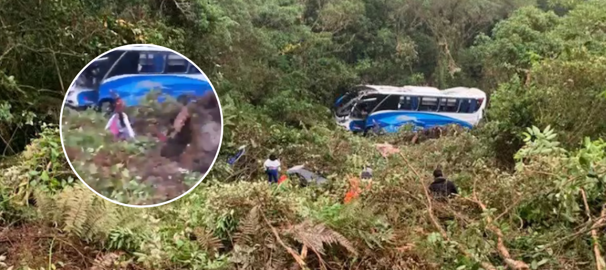 Revelan hipótesis de accidente en el que autobús de Copetran cayó a abismo y rodó varios metros en vía Bucaramanga-Arauca: empresa entregó detalle