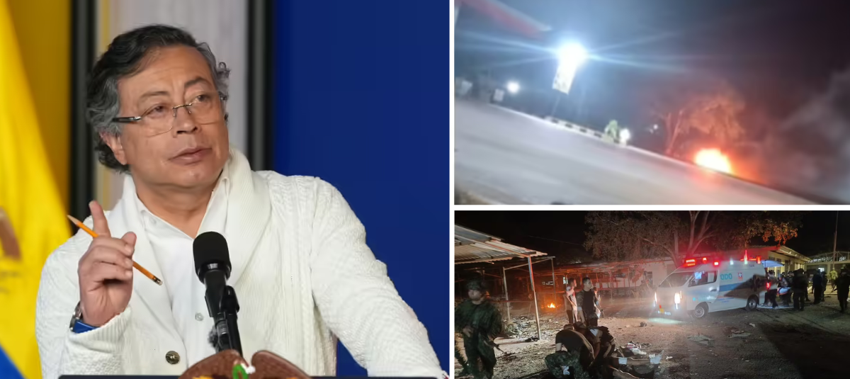 Presidente Petro se pronunció sobre atentado a batallón en Aguachica, Cesar que dejó cuatro muertos y varios heridos: 'Faltas de sistemas antidrones'