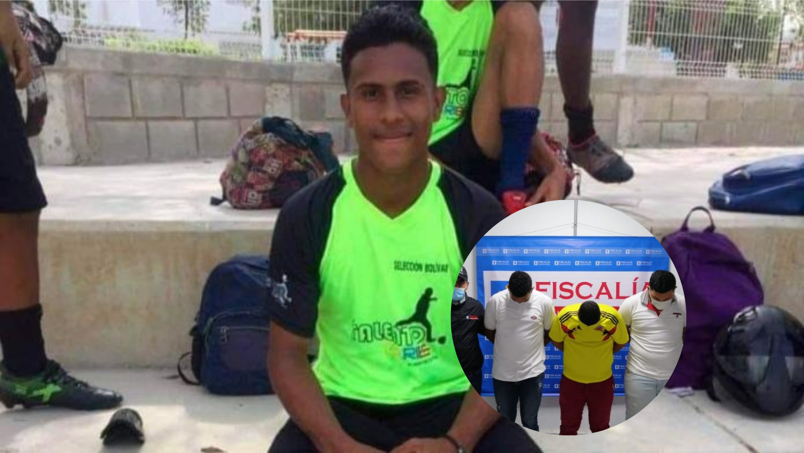 Harold Morales, joven futbolista asesinado por policías en Cartagena.