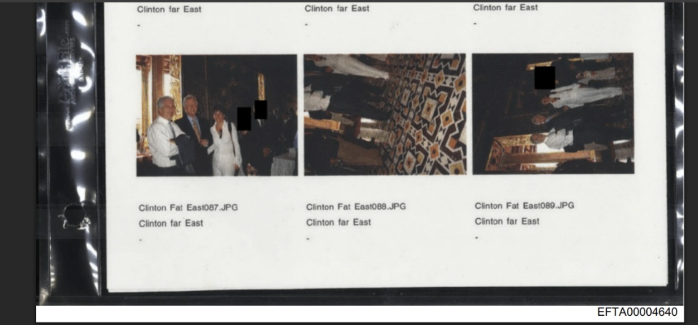 El material incluye cientos de imágenes relacionadas con las investigaciones de Jeffrey Epstein.