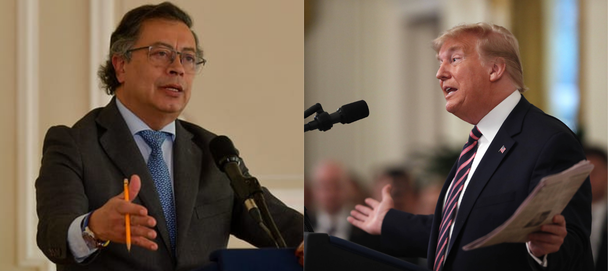 El mandatario estadounidense dejó ver que no tiene relación con su homólogo colombiano.