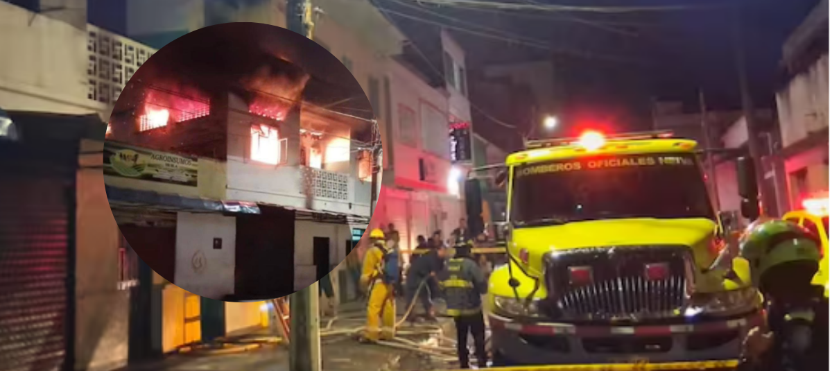 Incendio en pleno centro de Neiva.