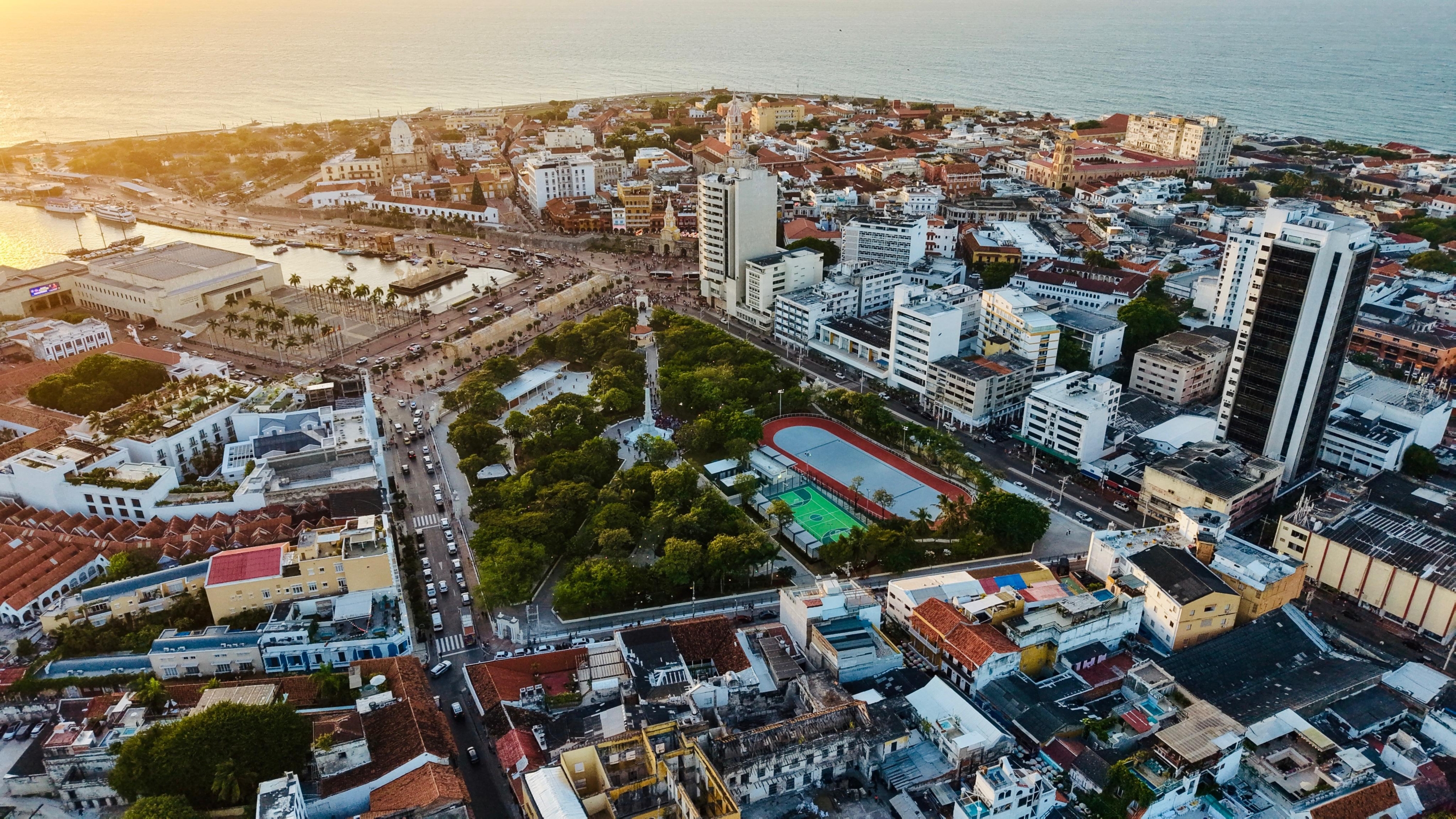 Parque del Centenario en Cartagena de Indias