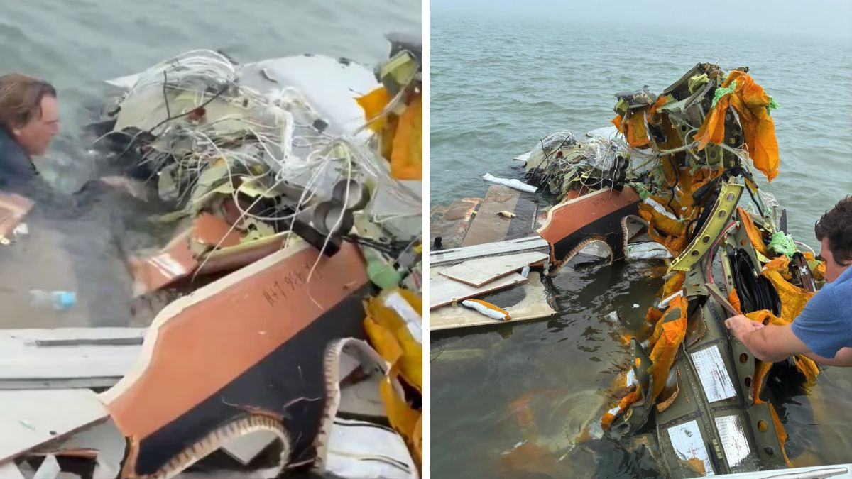 Avión accidentado en Texas