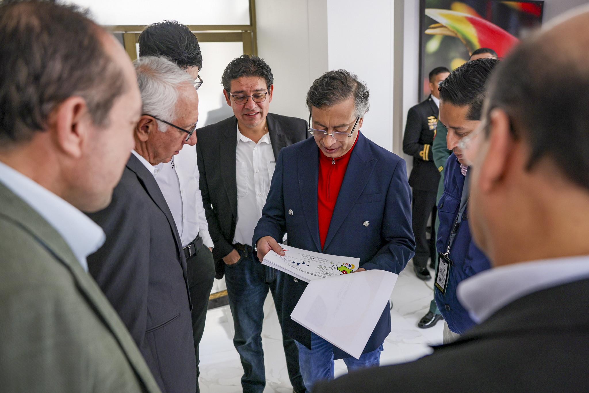 Presidente Gustavo Petro en la alocución de este 23 de diciembre.