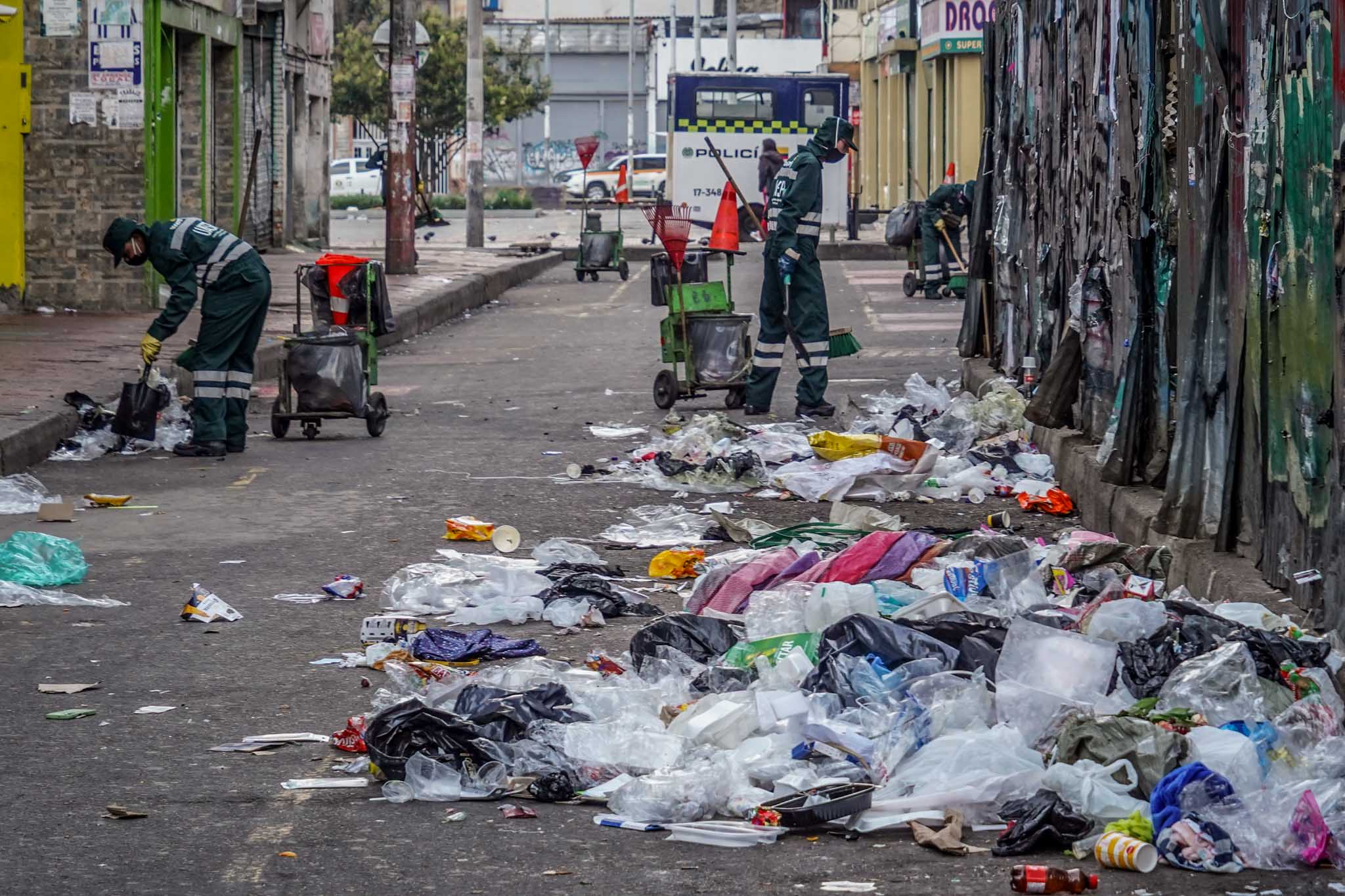 Basura en Bogotá