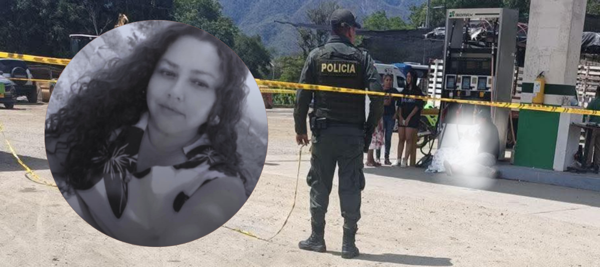 Camila Andrea Camacho murió en la estación de servicio donde laboraba, mientras que Noralba Lamilla (a la izquierda) se desplazaba a su casa.
