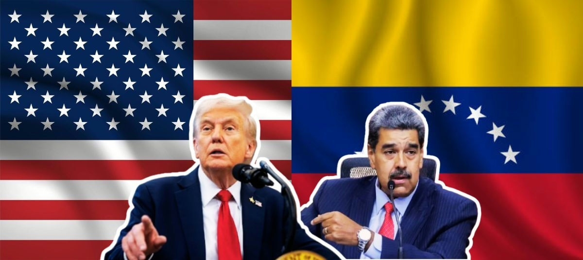 El presidente Donald Trump y Nicolás Maduro.