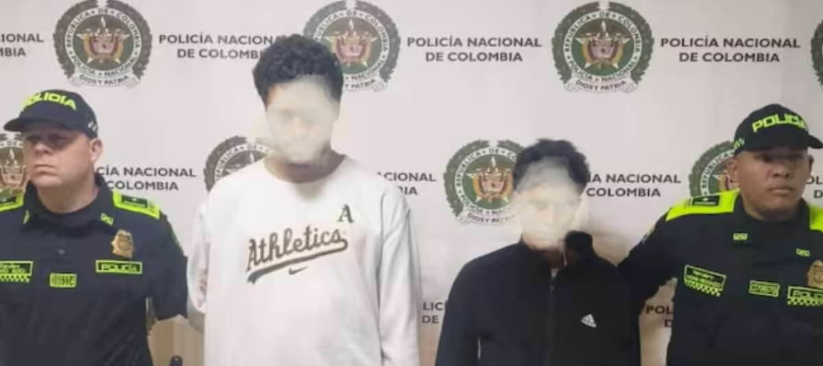 Los dos responsables de los delitos.