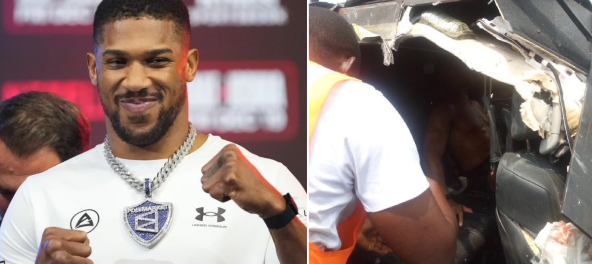 Anthony Joshua, excampeón de peso pesado, sobrevive a un accidente automovilístico en Nigeria