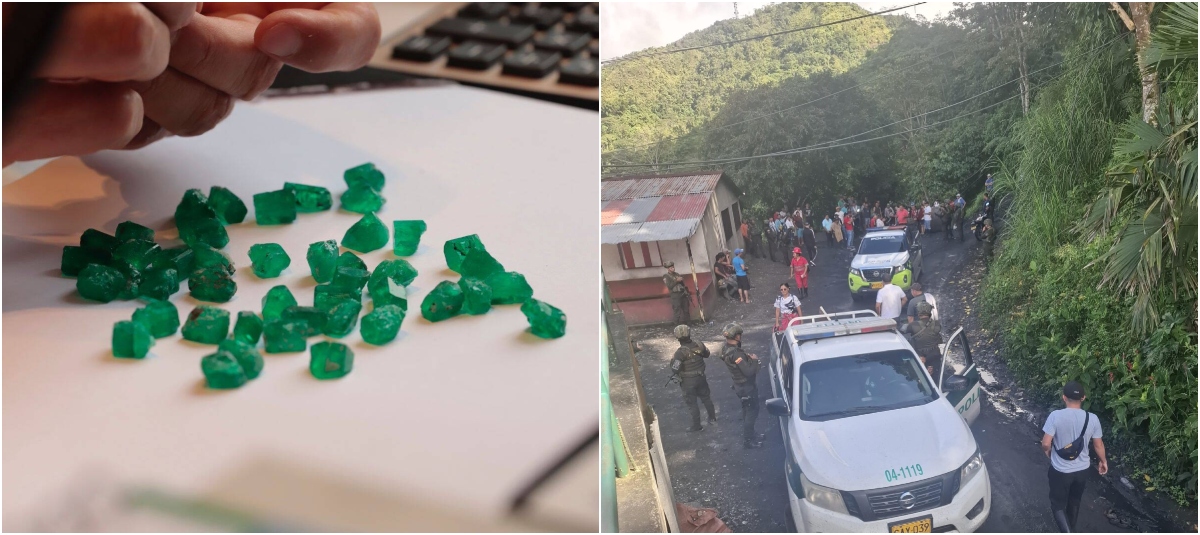 Asonada en mina de esmeraldas de San Pablo de Borbur, en el occidente del departamento de Boyacá.