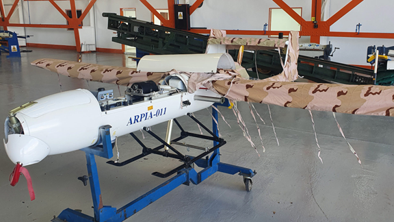 El ensamblado en la Base Aérea El Libertador en Venezuela.