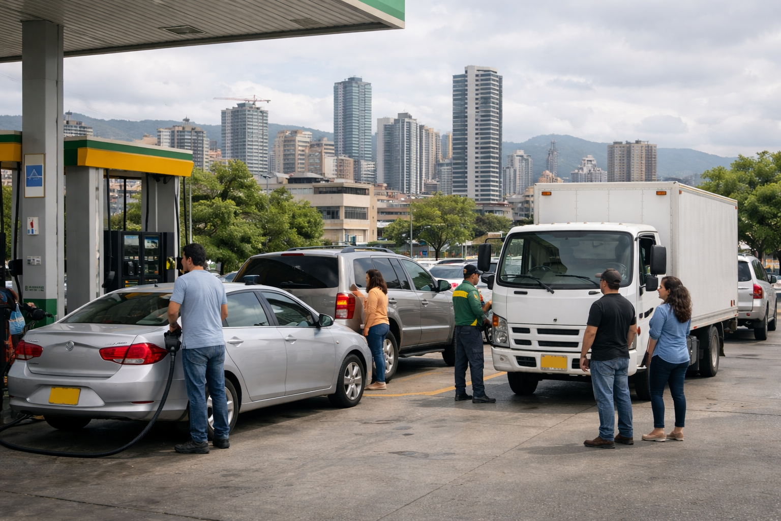 El incremento promedio nacional fue de $90 por galón para la gasolina corriente y de $99 por galón para el ACPM.