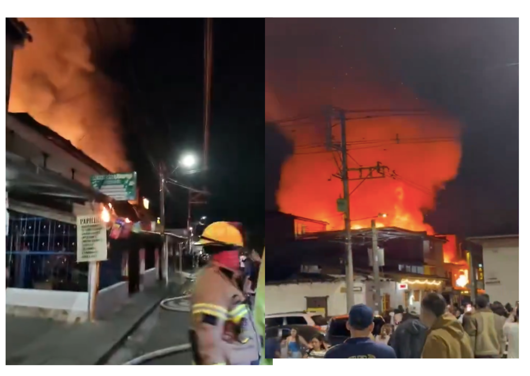 Incendio en Rionegro