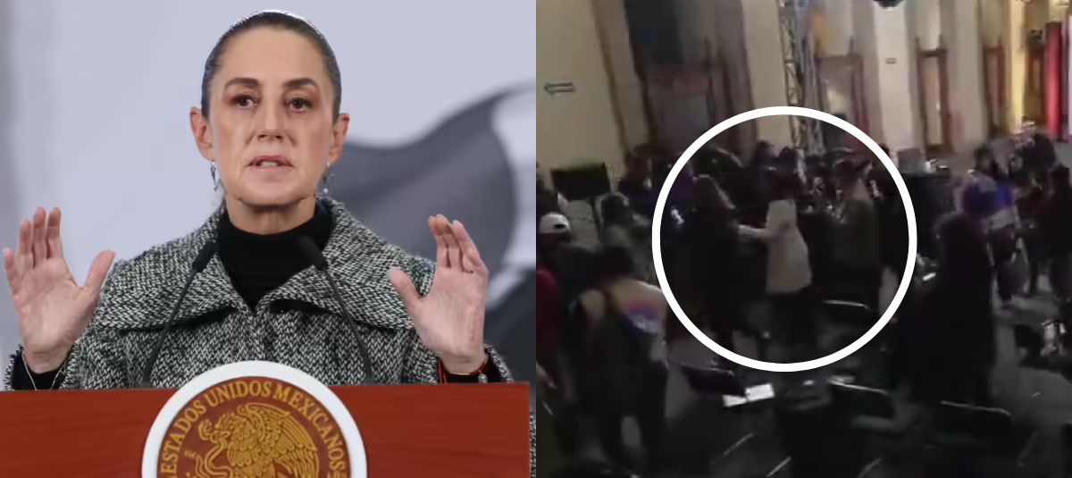 Claudia Sheinbaum fue interrumpida por sismo en México.