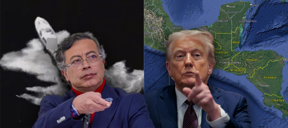 Montaje a partir de AFP, presidencia y @Southcom