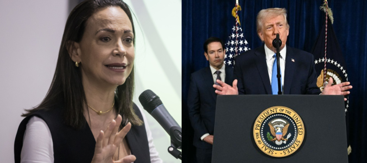 Donald Trump se refiere a María Corina Machado y la posibilidad de que gobierne Venezuela tras captura de Nicolás Maduro