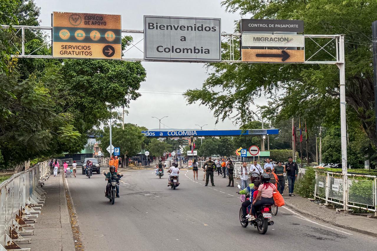 Así se ve la frontera entre Colombia y Venezuela en medio de la crisis.