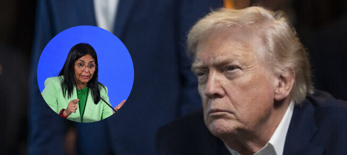 Donald Trump advierte a vicepresidenta Delcy Rodríguez