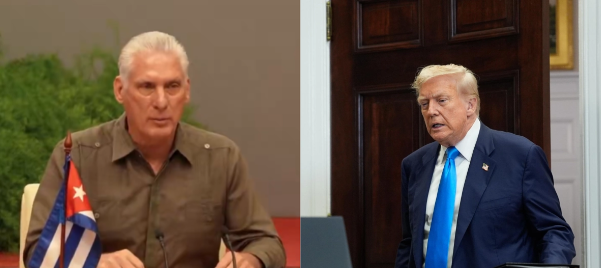 Díaz- Canel y Trump