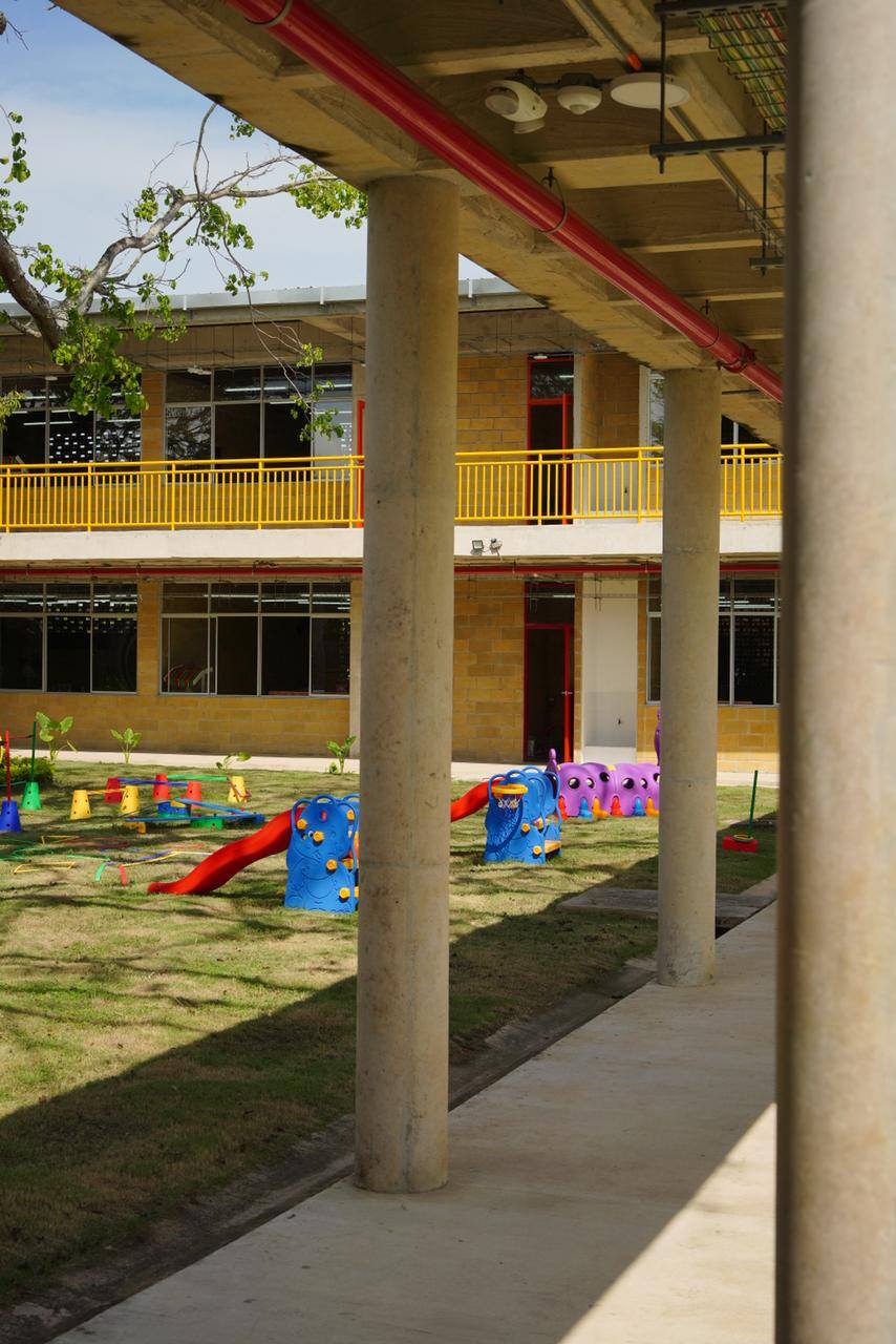 Obras en colegios de Cartagena.