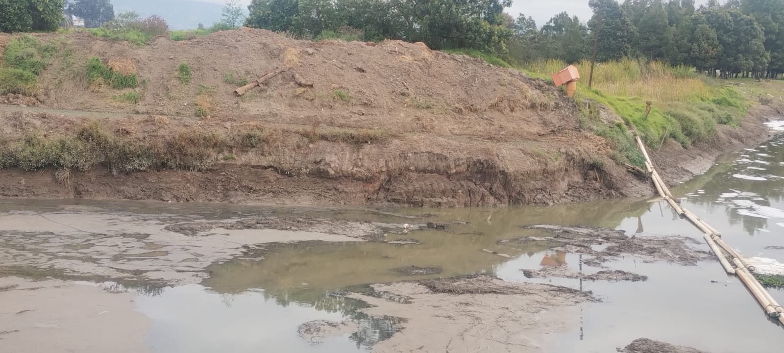 Río Bogotá se está secando