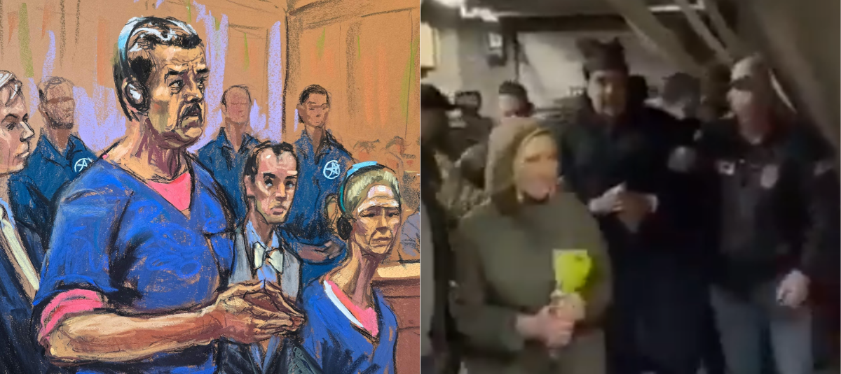 Nicolás Maduro y Cilia Flores, posterior a su arresto.