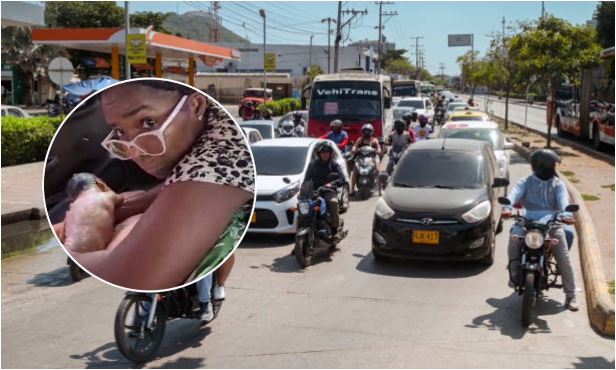 Mujer dio a luz a su bebé en el interior de un vehículo que solicitó por aplicación en Cartagena