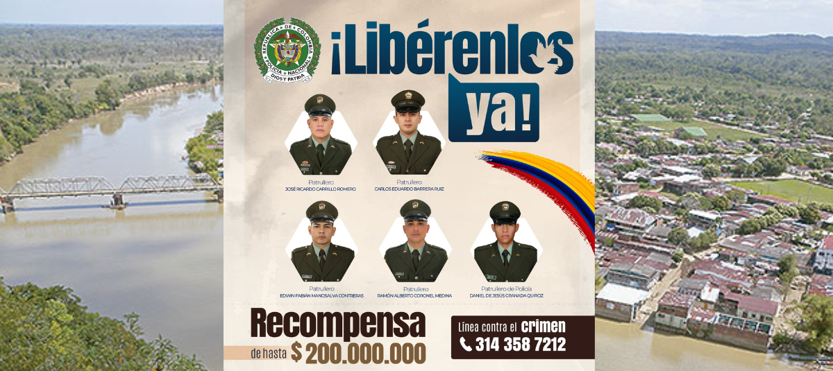 Cinco policías fueron secuestrados cuando vollvían de permiso.