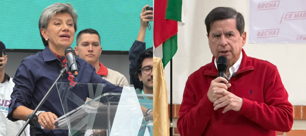 Claudia López y Juan Fernando Cristo.