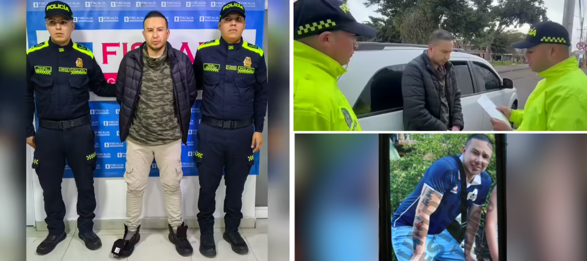 La captura de César Camilo Aldana Vargas, agresor de su esposa.