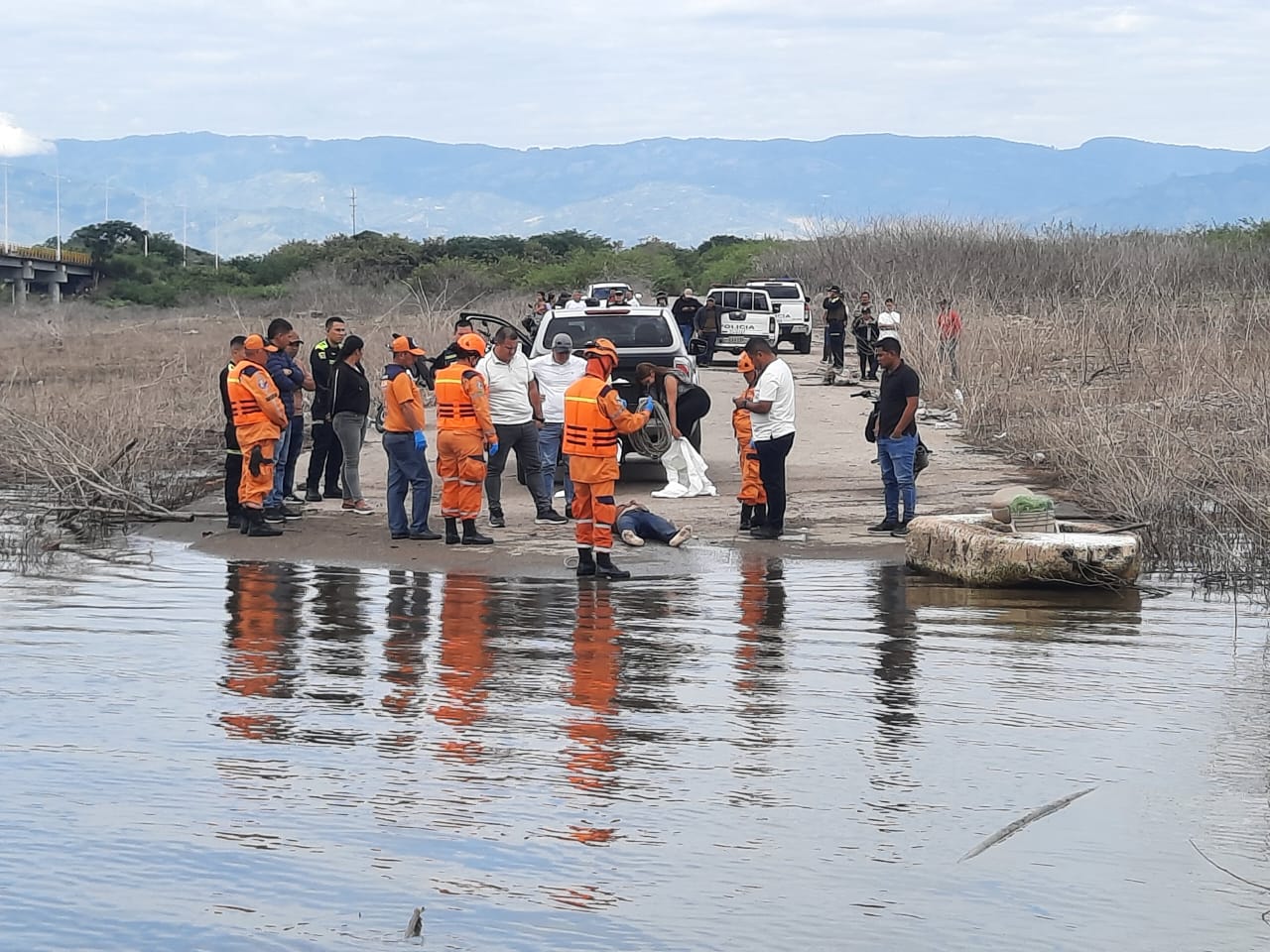Uno de los cuerpos sin vida fue hallado en la represa El Quimbo