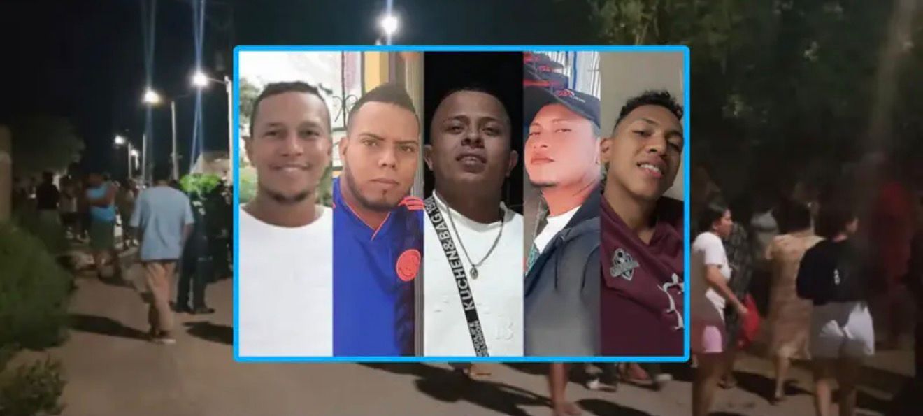 Víctimas de la masacre en Maicao (La Guajira)