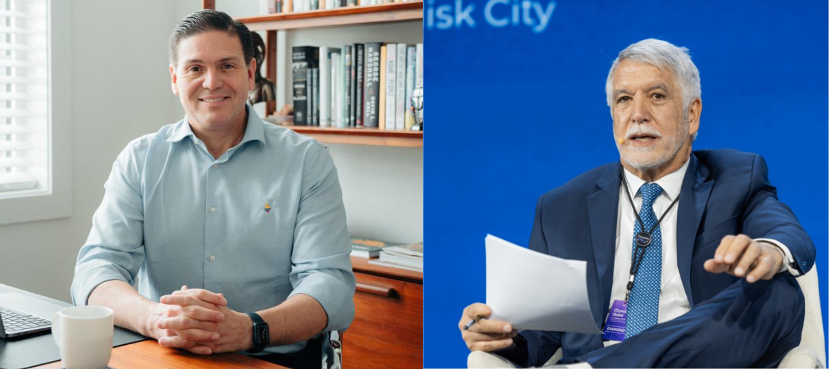 Juan Carlos Pinzón y Enrique Peñalosa.