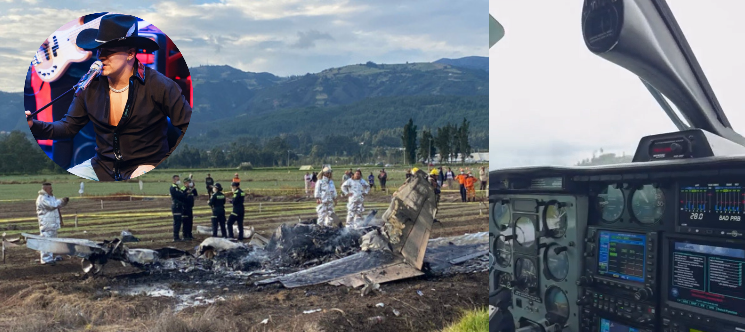 El Piper PA 31-325, avión en que se accidentó el cantante, sufrió su anterior siniestro en el país en Chía en 2015